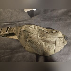 Army Green Nylon Sling Bag Crossbody Fanny Pack